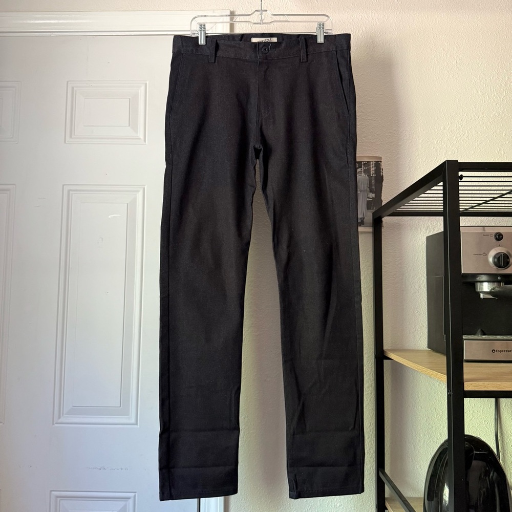 NAKED & FAMOUS indigo dark blue cotton stretch slim‎ leg jeans